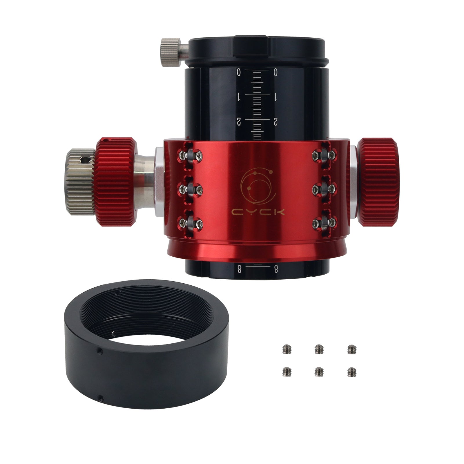 TeSeek CYCK Universal Version 2-inch SCT Telescope Focuser 97mm Dual-s