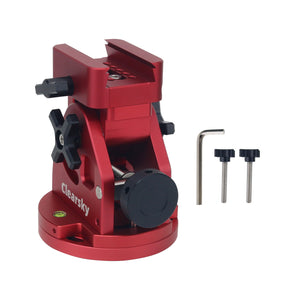 ClearSky Red Stable Latitude Adjustment Base 40KG High Load Capacity for Astronomical Equatorial Mount