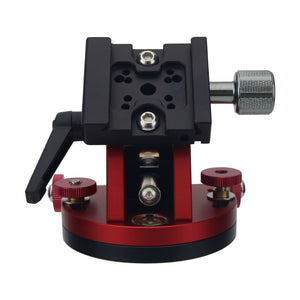 TeSeek High Precision Astronomical Latitude Adjustment Base 3/8-16 Screw Mount with Arca Quick Mount Clamp