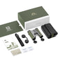 REASUR Green 10X25 Folding Binocular Telescope HD APO Pre-focus Flat-fielding Binocular for Bird Watching