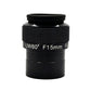 TeSeek Skyoptikst 2-Inch 15MM 80-Degree Ultra Wide Angle Eyepiece FMC for Astronomical Telescope