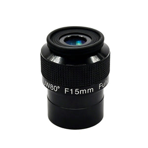 TeSeek Skyoptikst 2-Inch 15MM 80-Degree Ultra Wide Angle Eyepiece FMC for Astronomical Telescope