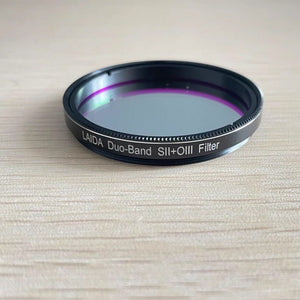 TeSeek 2-Inch 6.5nm Duo-Band SII+OIII Filter Dual Narrow Band Filter for Deep Sky Photography Astronomy Color Camera