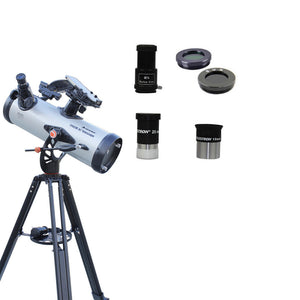 CELESTRON LCM114-AZ Professional Astronomical Telescope 114mm Aperture GoTo Mount Reflector with Tripod