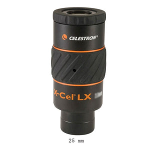 Celestron X-CEL LX 25mm Eyepiece Telescope Eyepiece 1.25" Barrel Suitable for Moon Planet Observation