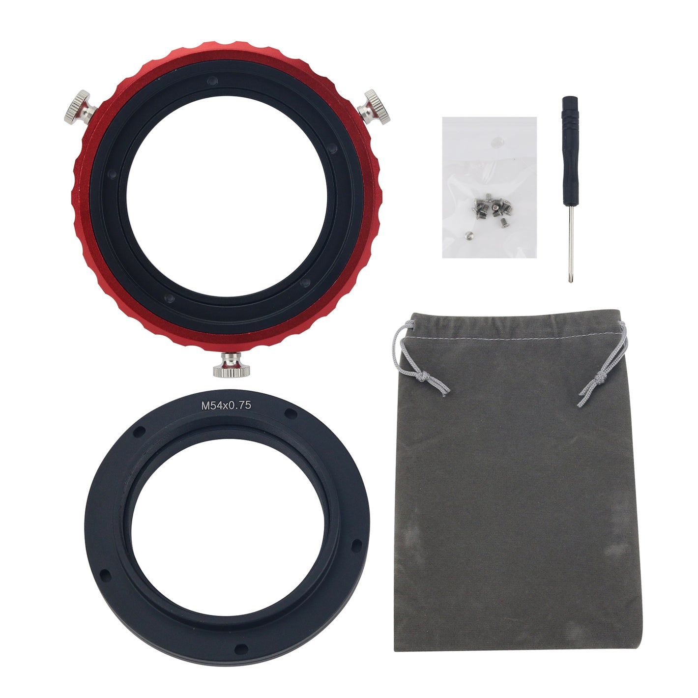 TeSeek M42/M48/M54 CAA 360-Degree Camera Angle Adjuster Camera Angle Rotator for Astronomical Telescope Photography