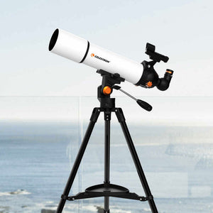 CELESTRON SCTW-80 Libra 80500 Astronomical Telescope 80mm Refractor Telescope with Phone Holder