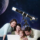 Deluxe 80EQ Astronomical Telescope 80mm/3.15&quot; Refractor Telescope w/ EQ2 Equatorial Mount for Celestron