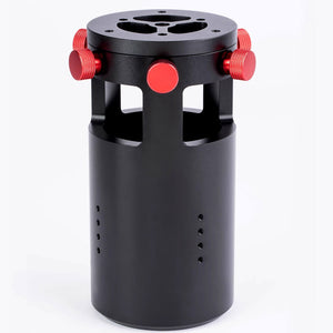 TeSeek PE210 Pier Extension 45KG Load Height Increasing Joint with Adapter for ZWO UMi17 Lite Ragdoll17/20 Equatorial Mount