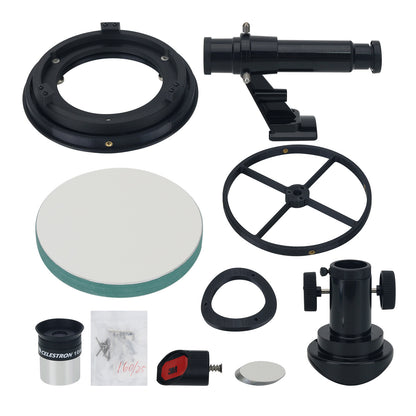 TeSeek D150F750 Newtonian Telescope DIY Kit Newtonian Reflector Telescope Parts with Primary Mirror Mount