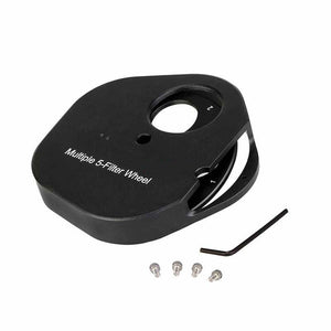 TeSeek 1.25 Inch Metal Manual Filter Wheel Multiple 5-Filter Wheel for Astronomical Telescope Observations