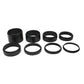 TeSeek 8PCS 3/5/7/10/12/15/20/30MM Focal Length Extension Ring Kit M48x0.75mm Astronomical Telescope Accessory