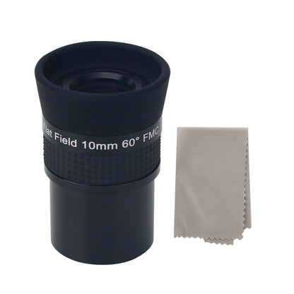 Sky Rover UF10MM Astronomical Planet Eyepiece Ultra Flat Field 10mm 60-degree FMC with Foldable Eye Cup