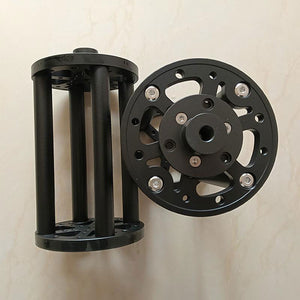 TeSeek MT-6 195mm (7.7") EQ Mount Pier Extension (Black) for Sky-Watcher EQ6 and 3/8" Screw Tripods