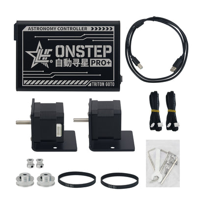 TeSeek EQ3D or EXOS2 Kit Onstep Astronomical Telescope Goto Controller Compatible with Stellarium/SkySafari for Equatorial Mount