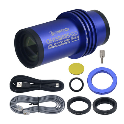 Teseek QHY5III585M IMX585 Mono Camera High Sensitivity Zero Glow Astronomical Planetary Guiding Camera