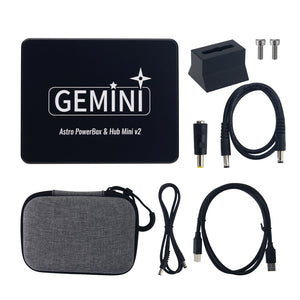 Gemini PowerBox & Hub Mini V2 USB3.1 Hub High Speed Astronomical Power Management Box