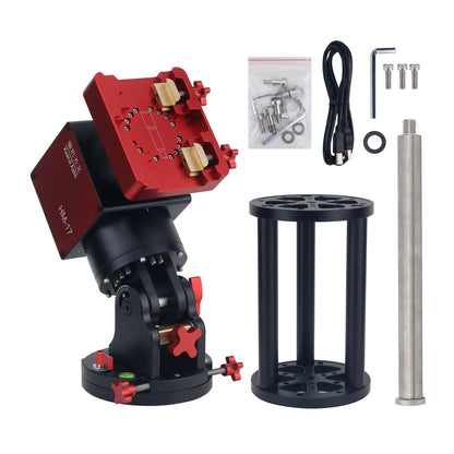 TeSeek HM-17PE Harmonic Equatorial Mount EQ Mount with 18KG Load Capacity or with Pier Extension
