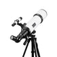 TeSeek 70500 Astronomical Telescope 70mm Aperture Finderscope 20X-375X Magnification with 1.4-Meter Tripod