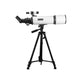 TeSeek 70500 Astronomical Telescope 70mm Aperture Finderscope 20X-375X Magnification with 1.4-Meter Tripod