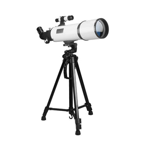 TeSeek 70500 Astronomical Telescope 70mm Aperture Finderscope 20X-375X Magnification with 1.4-Meter Tripod