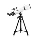 TeSeek 70500 Astronomical Telescope 70mm Aperture Finderscope 20X-375X Magnification with 1.4-Meter Tripod