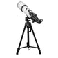 TeSeek 70500 Astronomical Telescope 70mm Aperture Finderscope 20X-375X Magnification with 1.4-Meter Tripod