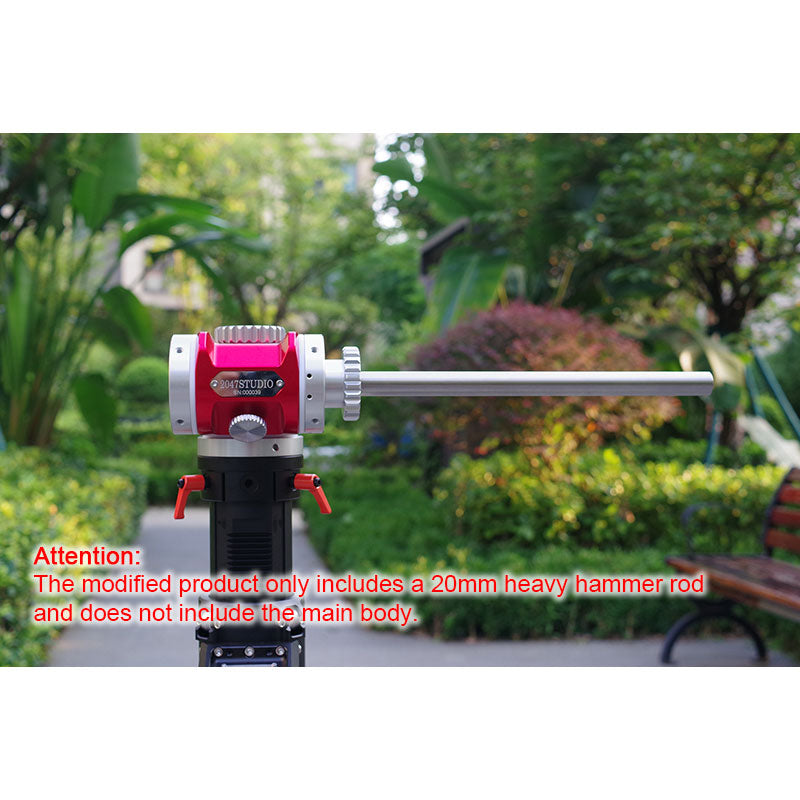 TeSeek 20mm Counterweight Rod for Astronomical Telescope Follow-up Altazimuth Mount Manual Tracking System