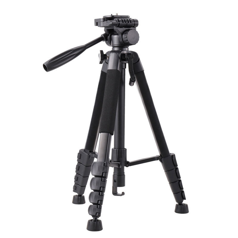 TeSeek DM65 153CM Portable Multifunctional Professional Photography Tripod 360-degree Panoramic Gimbal Camera Tripod