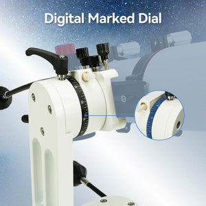 SVBONY SV225 Alt-Azimuth Telescope Mount Vixen Standard Dovetail with SV225T Extendable Aluminum Tripod