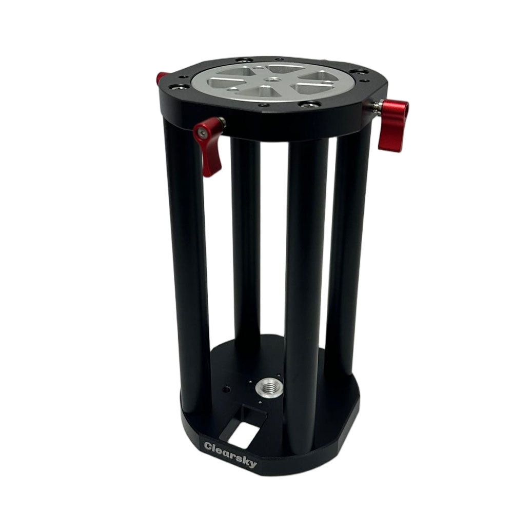 Clearsky 4 Set Screw Locking Height Increasing Joint with 124mm Diameter Connection Plate for Equatorial Mount