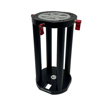 Clearsky 4 Set Screw Locking Height Increasing Joint with 124mm Diameter Connection Plate for Equatorial Mount