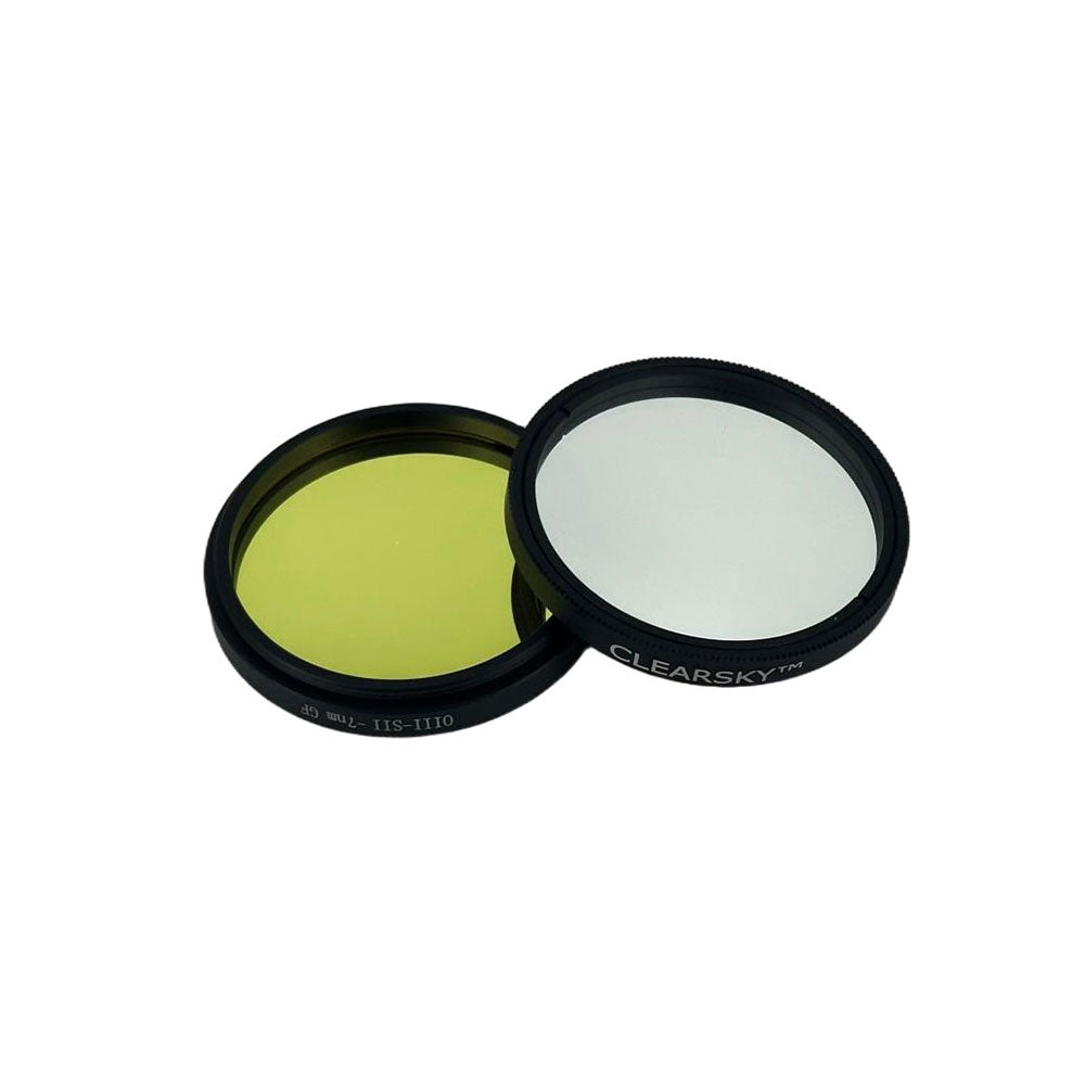 TeSeek 7NM 2-Inch HO/SO Dual Narrow Band Astronomical Filter for Color Cameras with M48x0.75 Thread