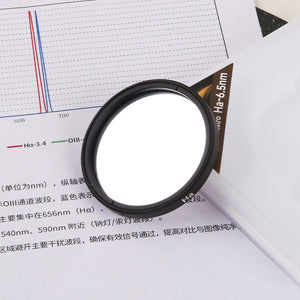 ToupTek H-alpha 2-inch 6.5NM FWHM Narrowband Filter Astronomical Filter for Deepsky Photography