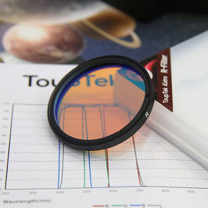 ToupTek Professional 2-inch R-Filter 595-695NM RGB Three-channel Astronomical Filters for Monochrome Cameras