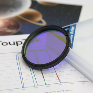 ToupTek Professional 2-inch B-Filter 400-510NM RGB Three-channel Astronomical Filters for Monochrome Cameras
