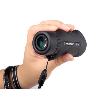 Original NATURE 10X25 Mini Portable HD BAK4 Prism Monocular Outdoor Telescope Waterproof for Celestron