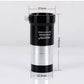 ANGELEYES 2X Barlow Lens Magnifier 2-inch HD Astronomical Telescope Barlow Eyepiece M42 (Silvery)
