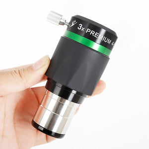 ANGELEYES 3X Apochromatic Barlow Lens 1.25-inch Multi-layer Coating Astronomical Telescope Accessory
