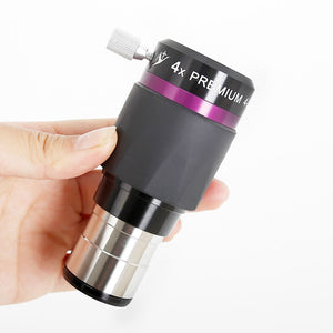 ANGELEYES 4X Apochromatic Barlow Lens 1.25-inch Multi-layer Coating Astronomical Telescope Accessory