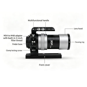 Askar 50P Lightweight Professional Astronomical 50MM Aperture F/3.8 Telescope Quadruplet Petzval APO Structure