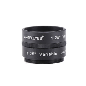 Angeleyes 1.25-inch/31.7MM Adjustable Polarizing Filter Telescope Variable Polarizer for Eyepiece/Zenith Mirror
