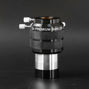 XY-250409 2-Inch 2X Apochromatism Premium Barlow Lens with 2-Inch to 1.25-Inch Adapter for Astronomical Telescopes
