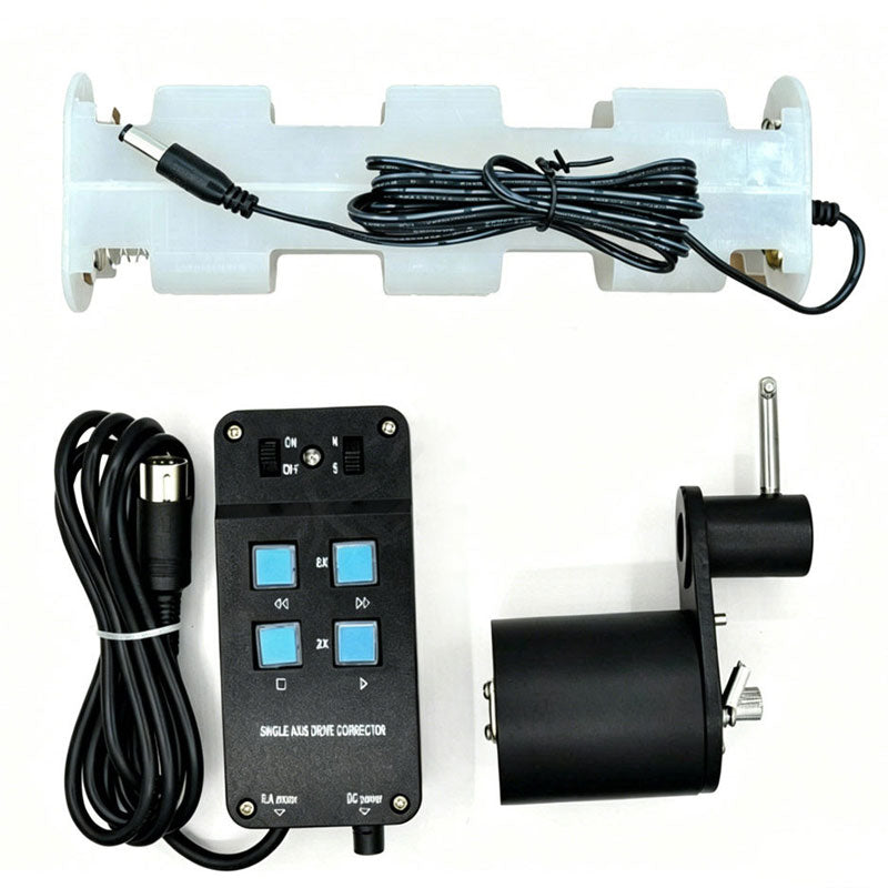 Skyoptikst Telescope Tracking System RA Telescopic Single-Axis Tracking Motor with M4 Hand Controller for Equatorial Mount