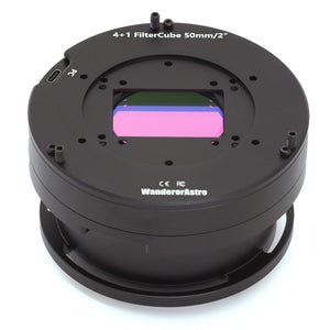 Wanderer FilterCube 2-Inch/50MM 5-Position Motorized Filter Wheel Zero-Obstruction for RASA11/14