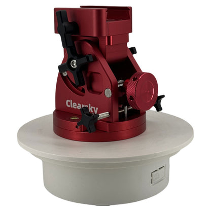 ClearSky Red Stable Latitude Adjustment Base 40KG High Load Capacity for Astronomical Equatorial Mount