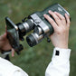 15X42 Pre-focus Flat-fielding Stabilizer Binocular Telescope FOV4.3 IP67 Waterproof for Bird Watching/Bee Finding