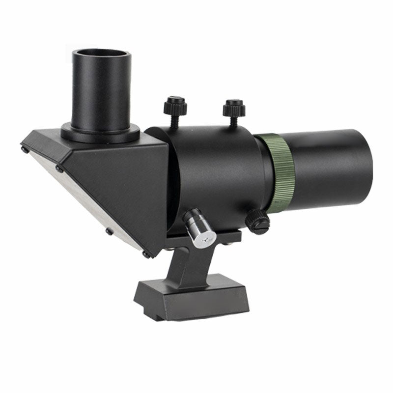 AQUILA High Definition 6X30 Finderscope Aluminum Alloy Fully Positive Image 90-Degree Right-Angle Astronomical Finderscope