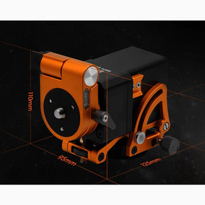 SIFO SEM280 Portable Harmonic Equatorial Mount Stellar Velocity Tracking Built-in Laser Pointer V-type Gimbal