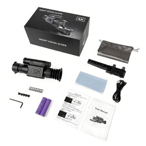 DS-X7 Outdoor Night Vision Scope 4K Ultra HD 5X-20X Digital Monocular Manual Focusing IP56 Waterproof